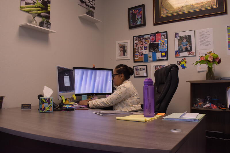 Suri Perez-Palma at work